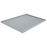 Fond de casier, Convient aux casiers 12" x 18", Gris fonc&eacute;, Plastique Canadian Safety Group Inc.