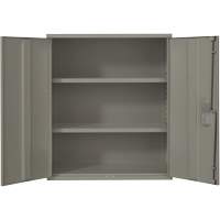 Armoire de rangement Lo-Boy, Acier, 2 Tablettes, 40" h x 36" la x 18" P, Gris Canadian Safety Group Inc.