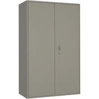 Armoire de rangement Hi-Boy tr&egrave;s large, Acier, 4 Tablettes, 72" h x 48" la x 24" P, Gris Canadian Safety Group Inc.