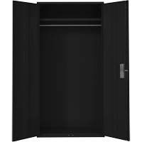 Armoire garde-robe, Acier, 36" la x 18" p x 72" h, Noir Canadian Safety Group Inc.