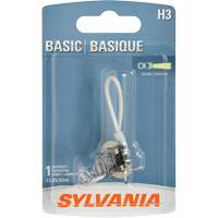H3 Basic Headlight Bulb, Halogen, 45 W, Off White Canadian Safety Group Inc.