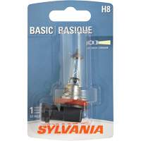 H8 Basic Headlight Bulb, Halogen, 35 W, Off White Canadian Safety Group Inc.