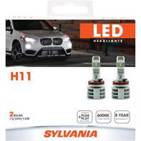 H11 Headlight Bulb, LED, 13.2 W/17 W, White Canadian Safety Group Inc.
