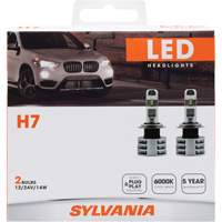 H7 Headlight Bulb, LED, 13.2 W/17 W, White Canadian Safety Group Inc.