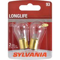 93 Long Life Mini Automotive Bulb, Incandescent, 13.3 W Canadian Safety Group Inc.