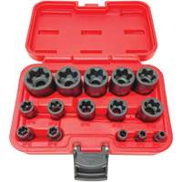 Jeu de douilles EP "Star" plus, 15 Morceaux, Prise de 1/2"/1/4"/3/8" Canadian Safety Group Inc.