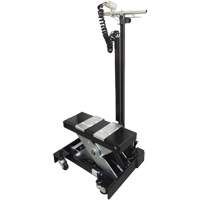 Cric de service de plancher &agrave; profil bas, 12 tonne(s) Capacit&eacute;, 7-1/2" Abaiss&eacute;e, 15" &eacute;lev&eacute;e, Air comprim&eacute;/hydraulique Canadian Safety Group Inc.