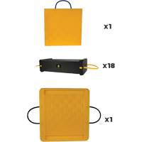20-Piece CribLok Composite Cribbing System Kit Canadian Safety Group Inc.