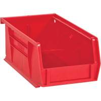 Bacs Hook-On Bins, 4" la x 3" H x 7" p, Rouge, Capacit&eacute; 10 lb Canadian Safety Group Inc.
