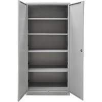Hi-Boy Storage Cabinet, Steel, 4 Shelves, 72" H x 36" W x 18" D, Grey Canadian Safety Group Inc.