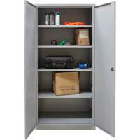Hi-Boy Storage Cabinet, Steel, 4 Shelves, 72" H x 36" W x 18" D, Grey Canadian Safety Group Inc.
