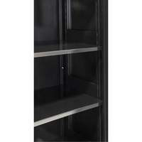 Armoire de rangement Hi-Boy, Acier, 4 Tablettes, 72" h x 36" la x 18" P, Noir Canadian Safety Group Inc.