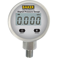 B5000 Series Pressure Gauge, 2-1/2" , 0 - 103.4 kPa/0 - 15 psi/0 - 416 in. w.c., Bottom Mount, Digital Canadian Safety Group Inc.