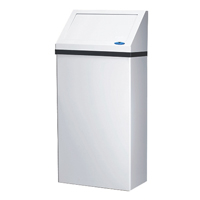 Wall-Mounted Waste Receptacle, Steel, 13.2 US gal. Canadian Safety Group Inc.