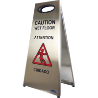 "Wet Floor" Sign, Trilingual With Pictogram Canadian Safety Group Inc.