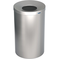 Lobby Waste Receptacle, Stainless Steel, 33 US gal. Canadian Safety Group Inc.