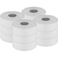 Pro Select Toilet Paper, Jumbo Roll, 2 Ply, 500' Length, White Canadian Safety Group Inc.