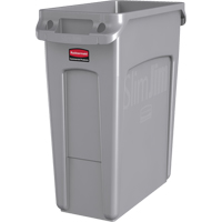 Contenants Slim Jim avec canaux de ventilation, De bureau, Poly&eacute;thyl&egrave;ne, 16 gal. US Canadian Safety Group Inc.