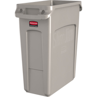 Contenants Slim Jim avec canaux de ventilation, De bureau, Poly&eacute;thyl&egrave;ne, 16 gal. US Canadian Safety Group Inc.