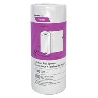 Pro Select Kitchen Towel Roll, 2 Ply, 85 Sheets/Roll, 8" W, 11" L Canadian Safety Group Inc.