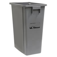 Bac &agrave; d&eacute;chets et de recyclage, Plastique, 16 gal. US Canadian Safety Group Inc.