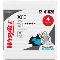 Essuie-tout X80, Robuste, 12-1/2" lo x 12" la Canadian Safety Group Inc.