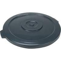 Couvercle pour contenant &agrave; d&eacute;chets, Couvercle plat, Plastique/Poly&eacute;thyl&egrave;ne, Convient aux contenants 24" dia. Canadian Safety Group Inc.
