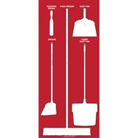 Tableau silhouett&eacute; sec Ultra Aluma-Lite (Anglais seulement) Canadian Safety Group Inc.