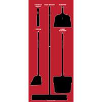Tableau silhouett&eacute; sec Ultra Aluma-Lite (Anglais seulement) Canadian Safety Group Inc.