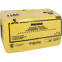 Masslin Heavy-Duty Dust Cloth, Microfibre, Yellow Canadian Safety Group Inc.