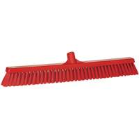Balai-brosse &agrave; soies combin&eacute;es, Crins Cors&eacute;/Fin, 24-1/2", Polyester, Rouge Canadian Safety Group Inc.