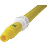 Manche de brosse pour plateforme, Brosse/Support &agrave; tampon, Jaune, T&eacute;lescopique, 62"-113" lo Canadian Safety Group Inc.