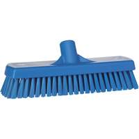 Deck & Wall Scrub Brush, Stiff Bristles, 12", Polyester, Blue Canadian Safety Group Inc.
