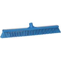 Combo Bristle Push Broom, Coarse/Fine Bristles, 24", Polyester, Blue Canadian Safety Group Inc.