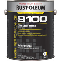 Base de mastic &eacute;poxy DTM du syst&egrave;me 9100, Orange s&eacute;curit&eacute;, Gallon Canadian Safety Group Inc.