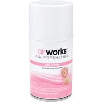 AirWorks&reg; Metered Air Fresheners, Fresh Baby Powder, Aerosol Can Canadian Safety Group Inc.