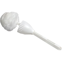 Lavette &agrave; cuvettes avec coupelle, 14-1/2" l, Soies Acrylique, Blanc Canadian Safety Group Inc.
