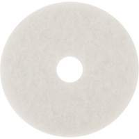 Tampon pour planchers, 10", Lustrage/Nettoyage/Polissage, Blanc Canadian Safety Group Inc.