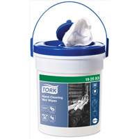 Hand Cleaning Wet Wipe Bucket, 58 Wipes, 10-3/5" x 10-3/5" Canadian Safety Group Inc.