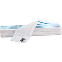 Disposable Mop Pad, Hook and Loop Style, Microfibre, 18" L x 4" W Canadian Safety Group Inc.