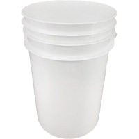 Heavy-Duty Pail, Plastic, 6 gal. Canadian Safety Group Inc.