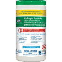 Lingettes d&eacute;sinfectantes et nettoyantes &agrave; base de peroxyde d'hydrog&egrave;ne Healthcare, 95 lingettes Canadian Safety Group Inc.