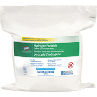 Lingettes d&eacute;sinfectantes et nettoyantes &agrave; base de peroxyde d'hydrog&egrave;ne Healthcare, 185 lingettes Canadian Safety Group Inc.