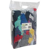 Chiffons fabriqu&eacute;s &agrave; partir de mat&eacute;riaux recycl&eacute;s, Coton, M&eacute;lange de couleurs, 10 lb Canadian Safety Group Inc.