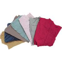 Chiffons fabriqu&eacute;s &agrave; partir de mat&eacute;riaux recycl&eacute;s, Molleton, M&eacute;lange de couleurs, 10 lb Canadian Safety Group Inc.