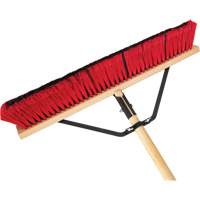 Balai-brosse &agrave; manche renforc&eacute;, 24", Moyen, Soies PVC Canadian Safety Group Inc.