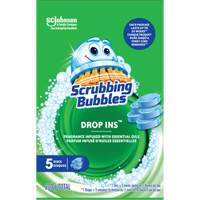 Pastilles nettoyantes pour toilettes Scrubbing Bubbles Drop-Ins, 200 g, Tampon Canadian Safety Group Inc.