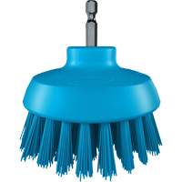 Brosse ronde HyDrive pour perceuse, Soies Tr&egrave;s ferme, Longueur de 3-1/10", Bleu Canadian Safety Group Inc.