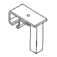 Track Bracket for Floor Support Hardware Canadian Safety Group Inc.