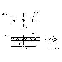 Butoirs de quai en caoutchouc moul&eacute;s, Caoutchouc, 30" la x 4" p x 10" h Canadian Safety Group Inc.